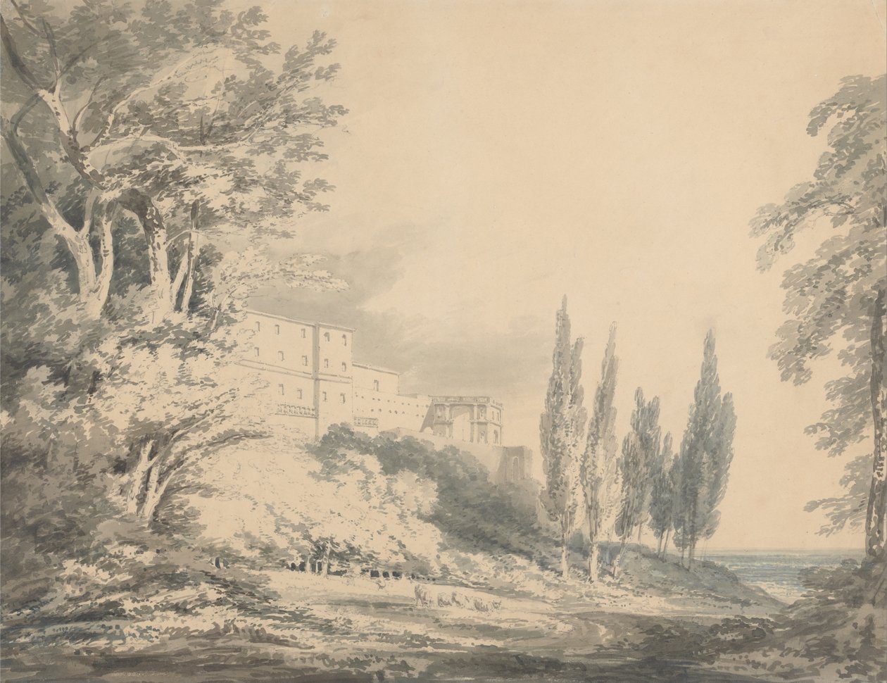 Villa dEste af Joseph Mallord William Turner