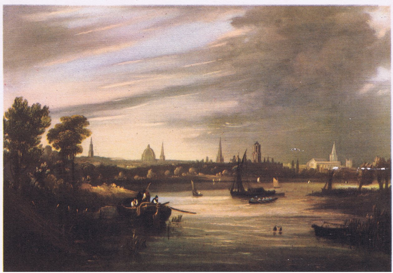 West Prospect of Oxford af Joseph Mallord William Turner