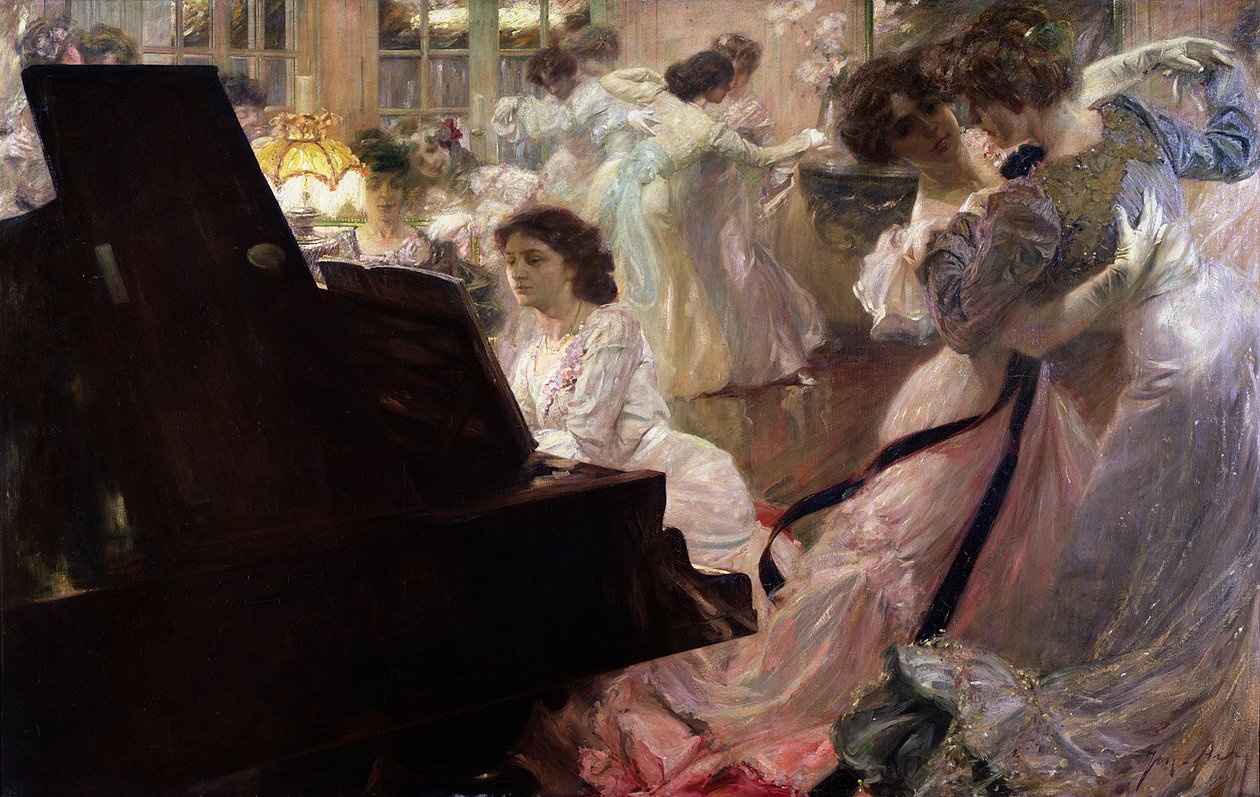 Den hvide bold, 1903 af Joseph Marius Avy