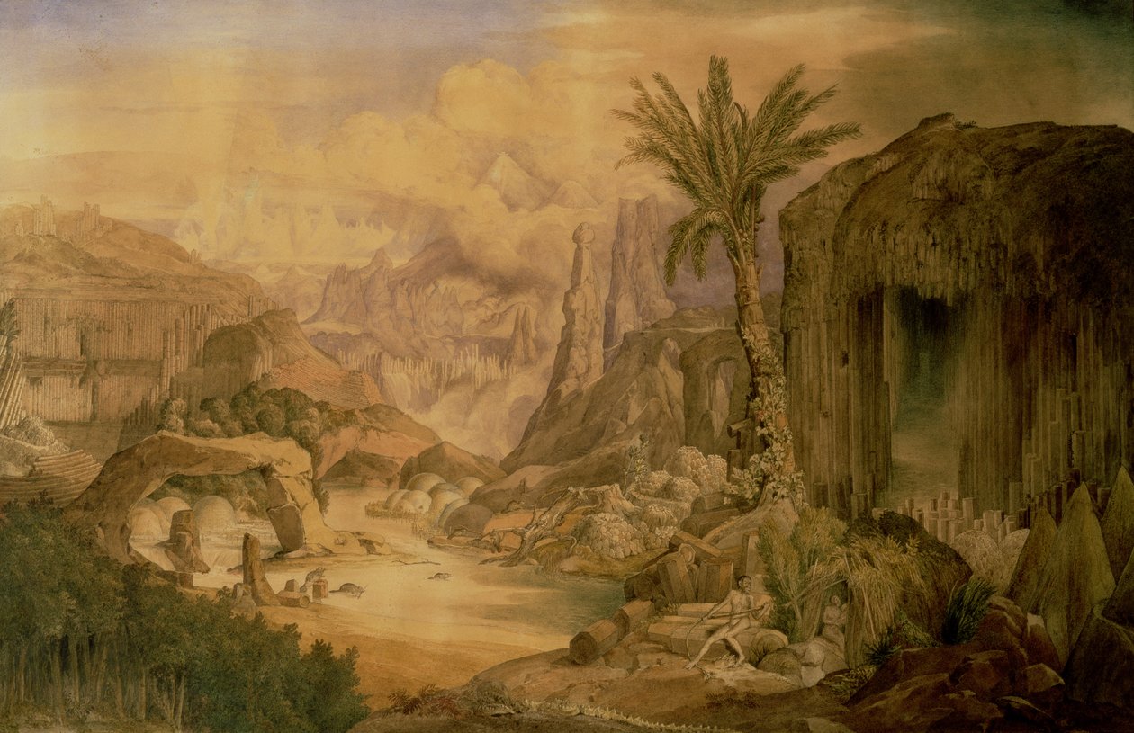 Arkitektur: Dens naturlige model, ca. 1838 af Joseph Michael Gandy