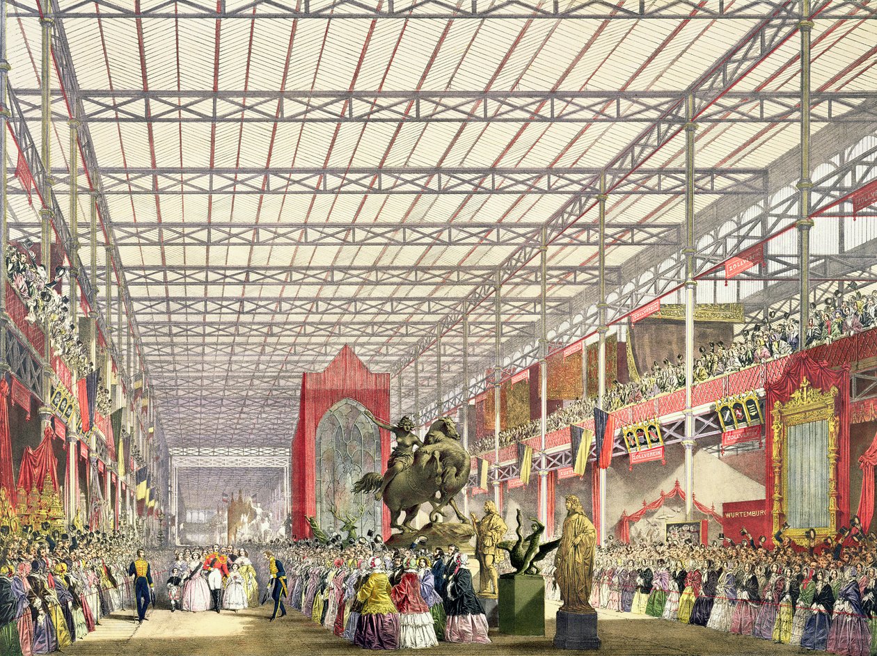 The Foreign Nave på den store industriudstilling i 1851, plade 2 fra 