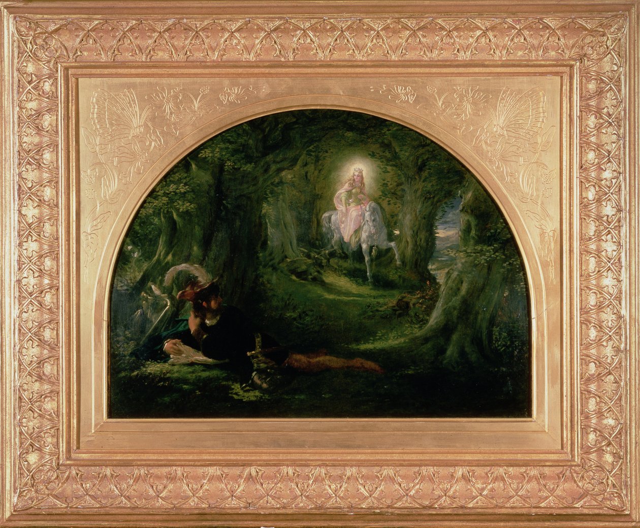La Belle Dame Sans Merci (The Story of Thomas Rhymer) af Joseph Noel Paton