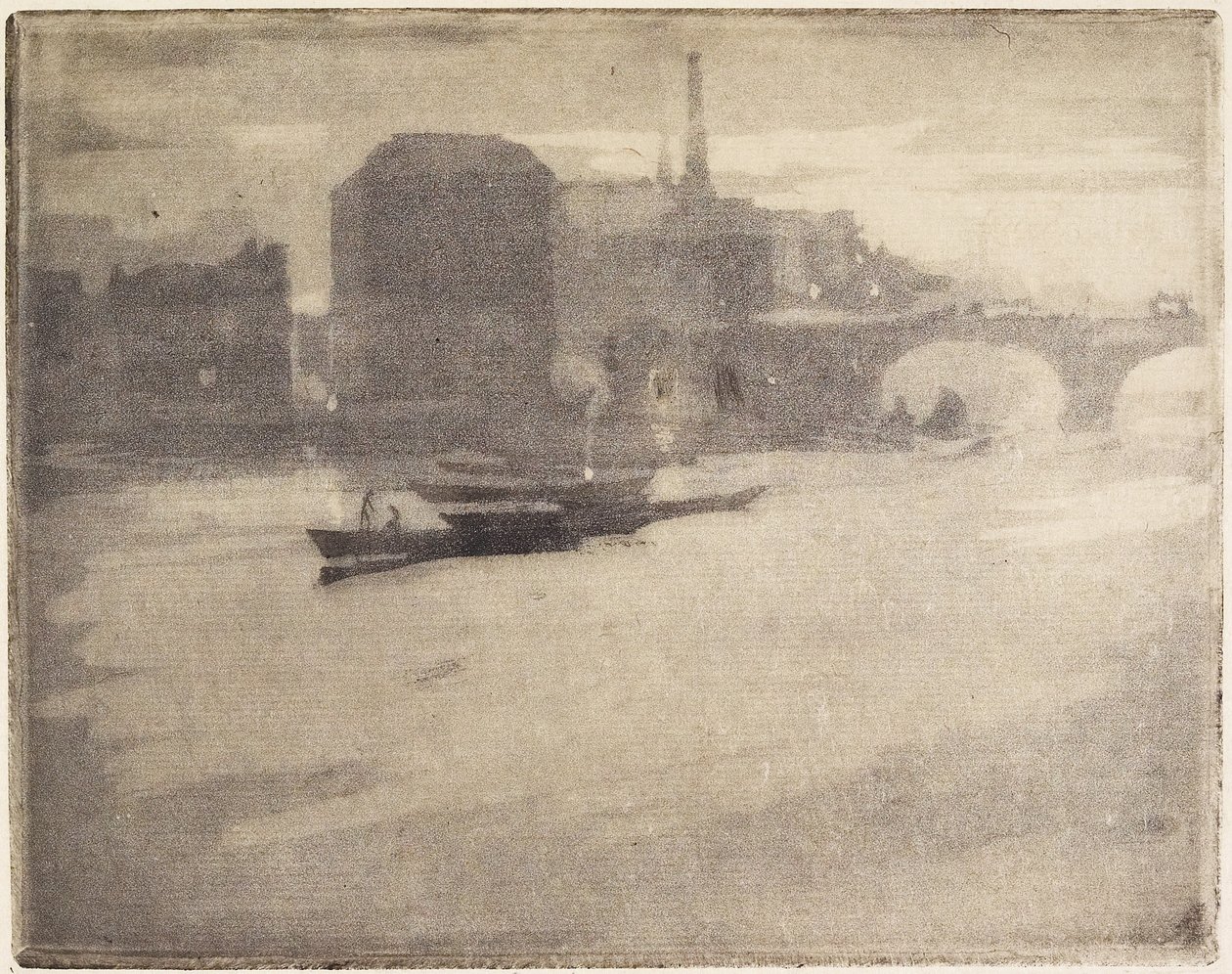 La Tamise (Themsen), 1894 af Joseph Pennell