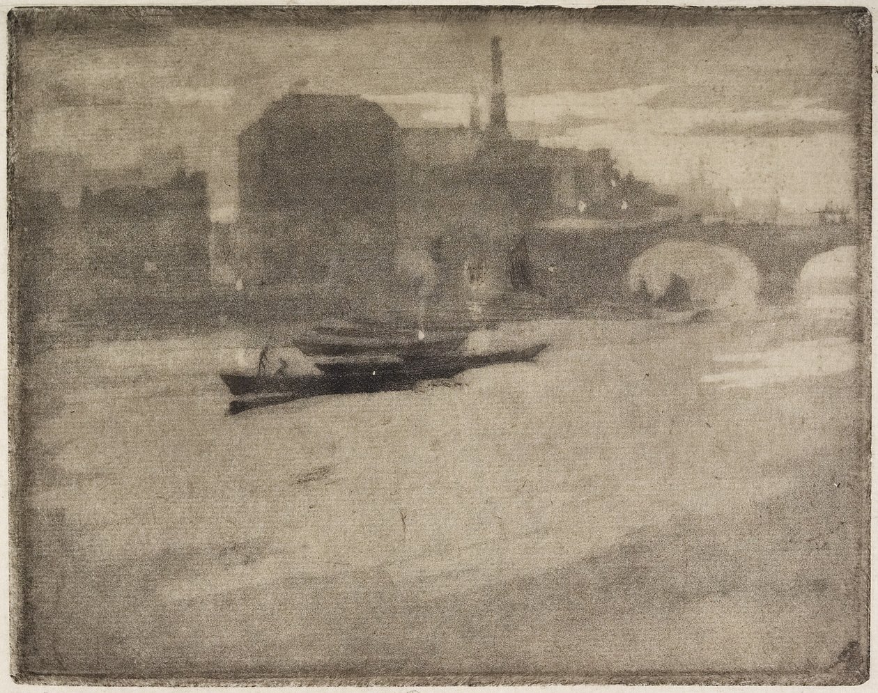 Themsen, 1894 af Joseph Pennell