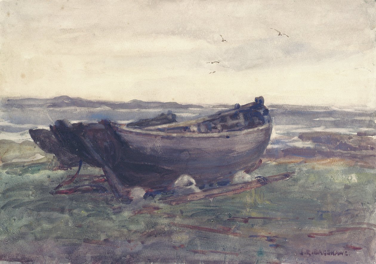 I Connemara (akvarel) af Joseph Richard Bagshaw