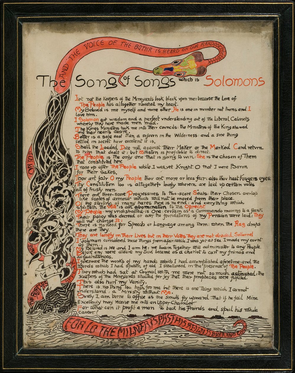 Højsangen, som er Salomons, 8. september 1907 (pen og blæk og wc på papir) af Joseph Rudyard Kipling