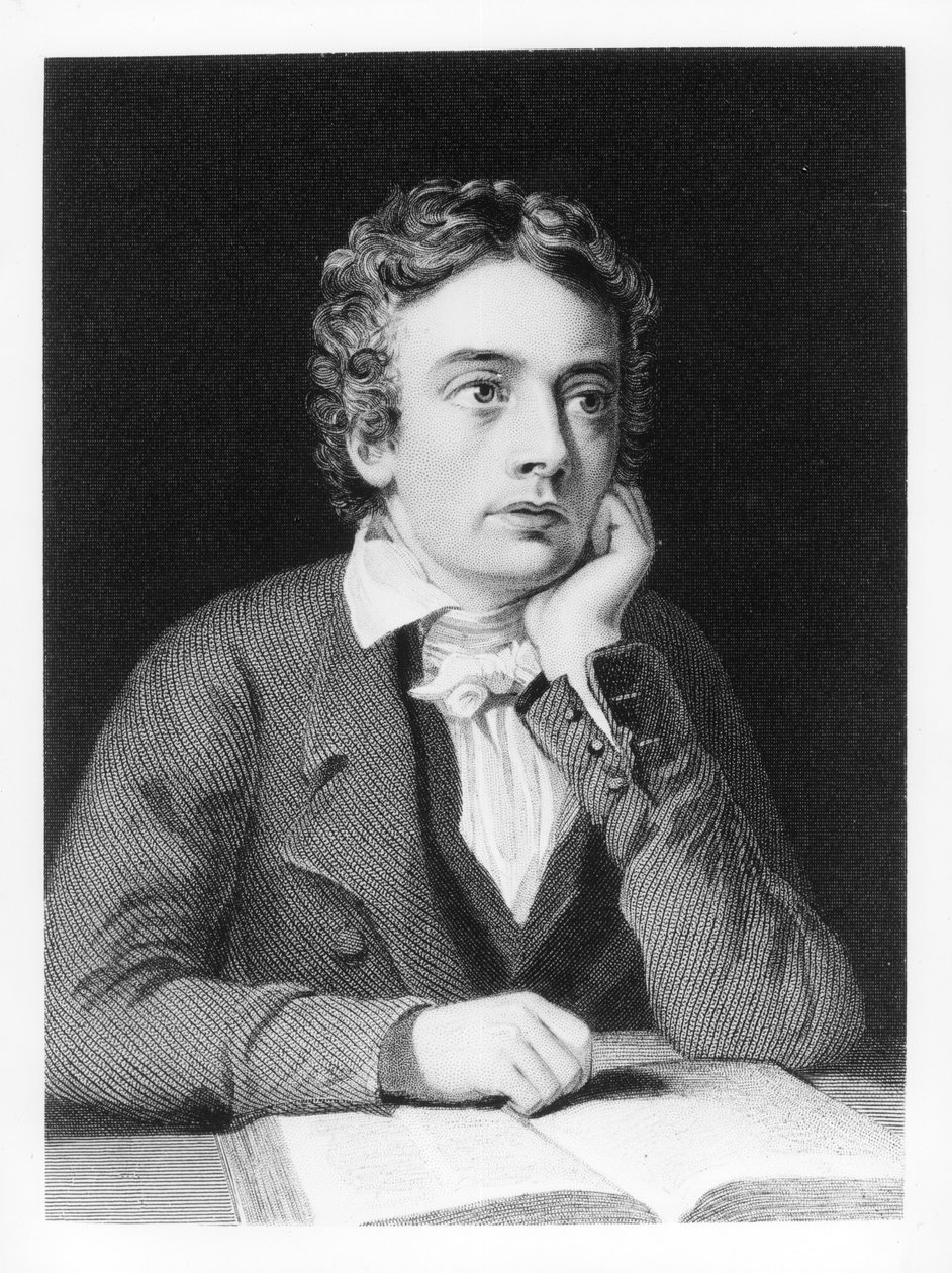 John Keats (1795-1821) (se 114049) af Joseph Severn
