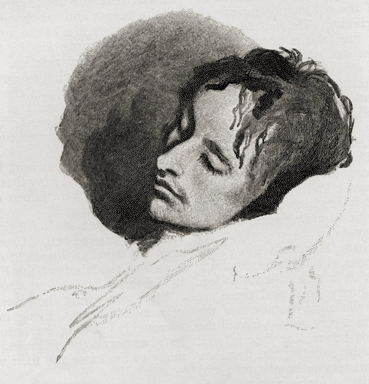John Keats i hans sidste sygdom, fra 