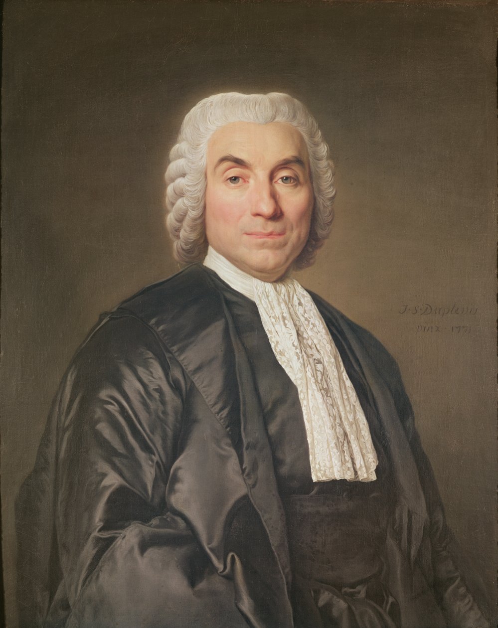 Portræt af J.B Francois, greve af Michodière, købmandsprost fra 1772 til 1778 af Joseph Siffred Duplessis