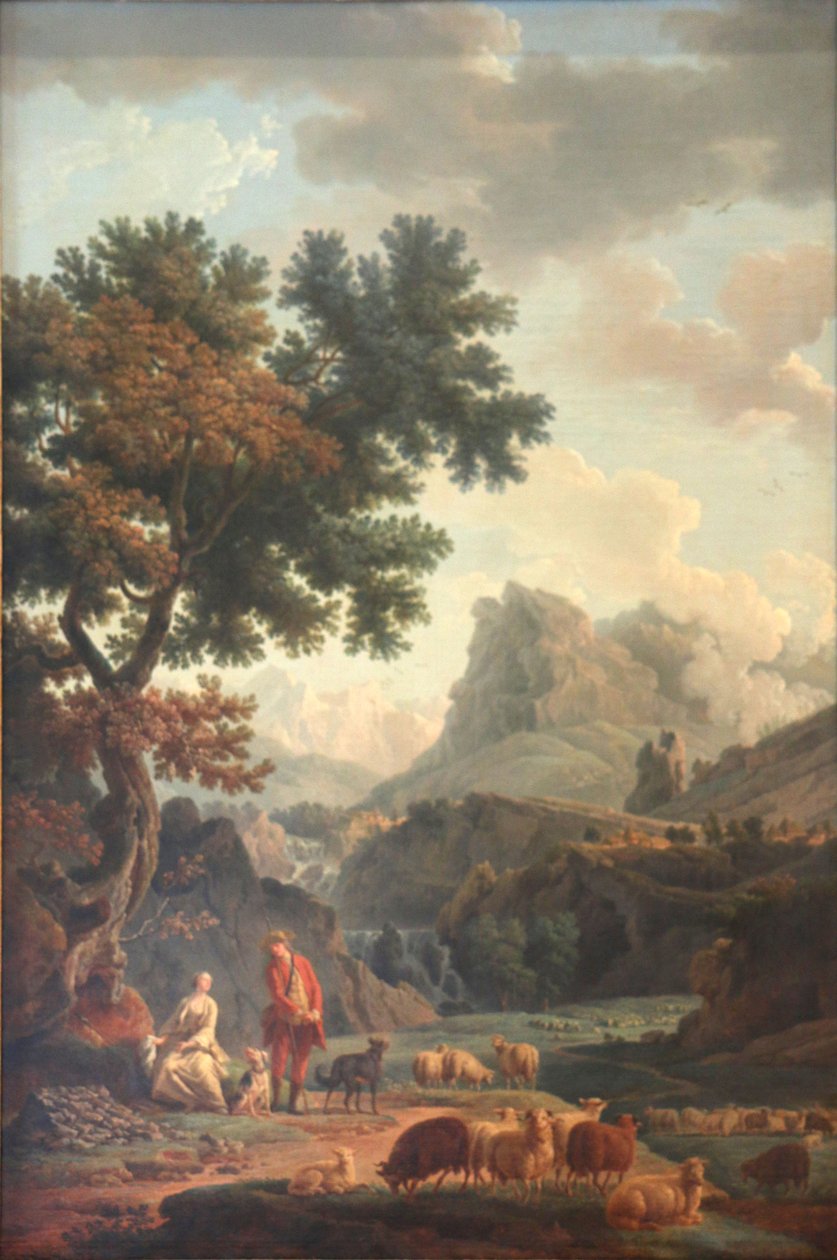 Hyrden for Alperne af Claude Joseph Vernet