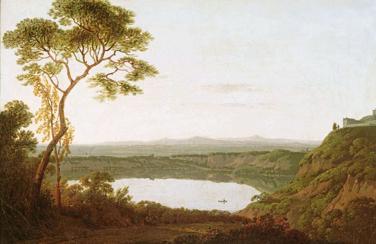 Albano-søen, ca. 1790-92 af Joseph Wright of Derby