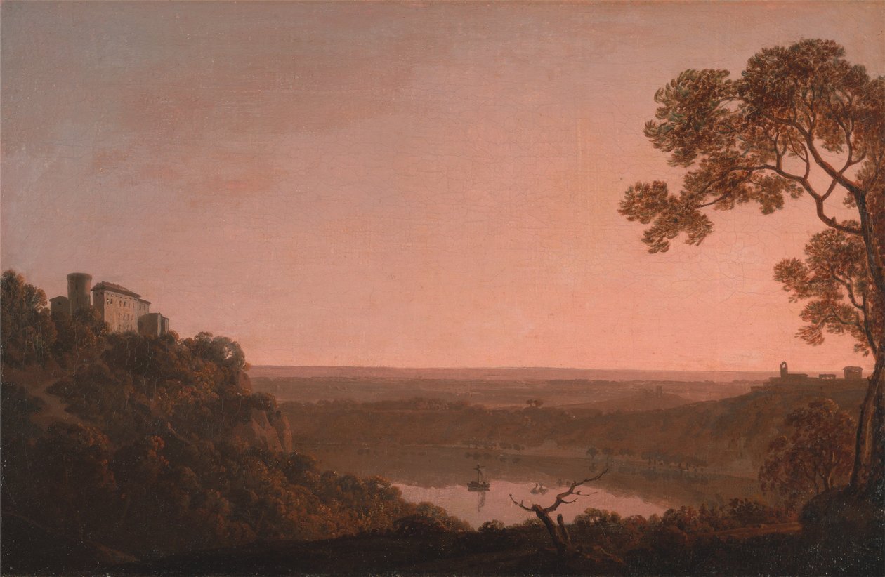 Nemi -søen af Joseph Wright of Derby