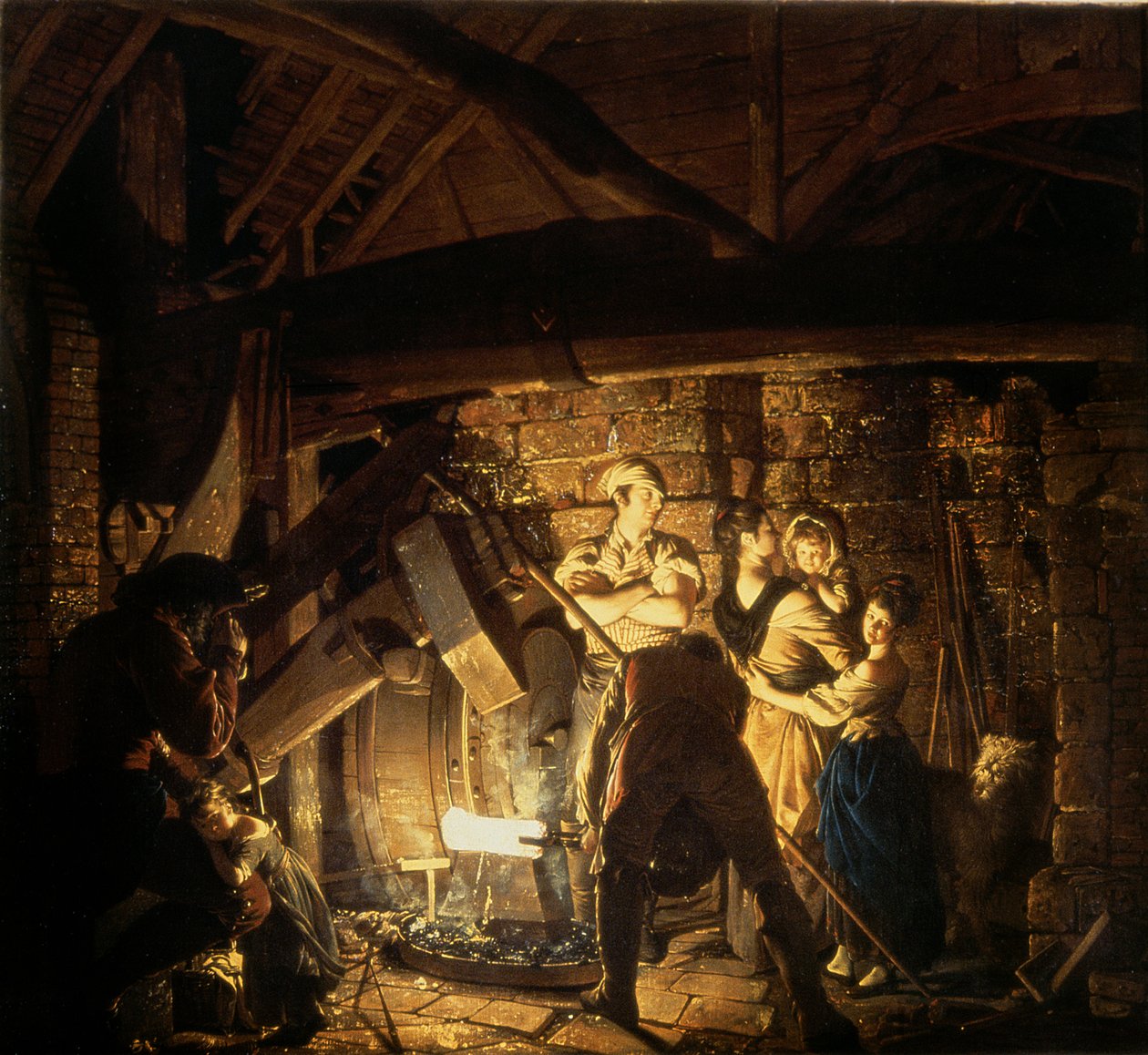 Jernsmedje, 1772 af Joseph Wright of Derby