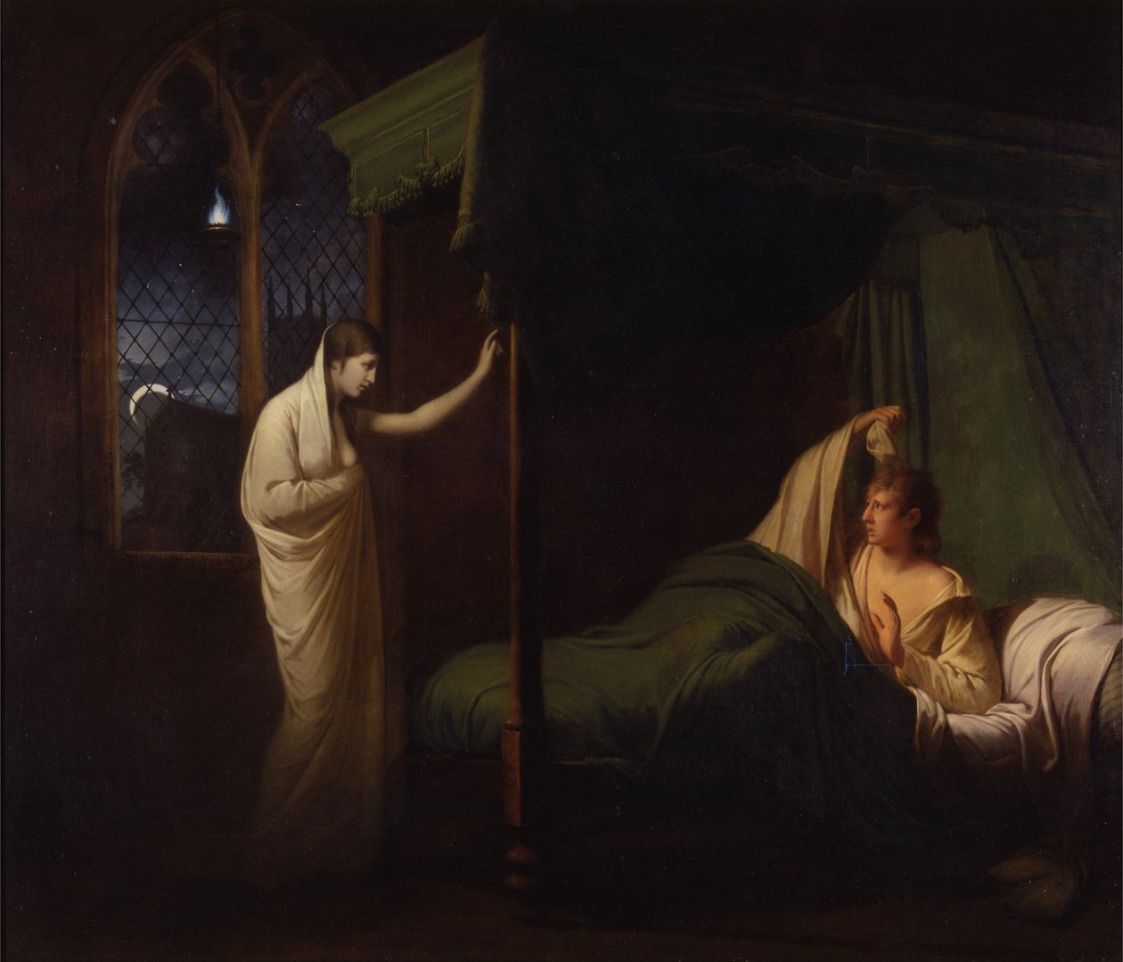 William og Margaret fra Percys Reliques of Ancient English Poetry af Joseph Wright of Derby