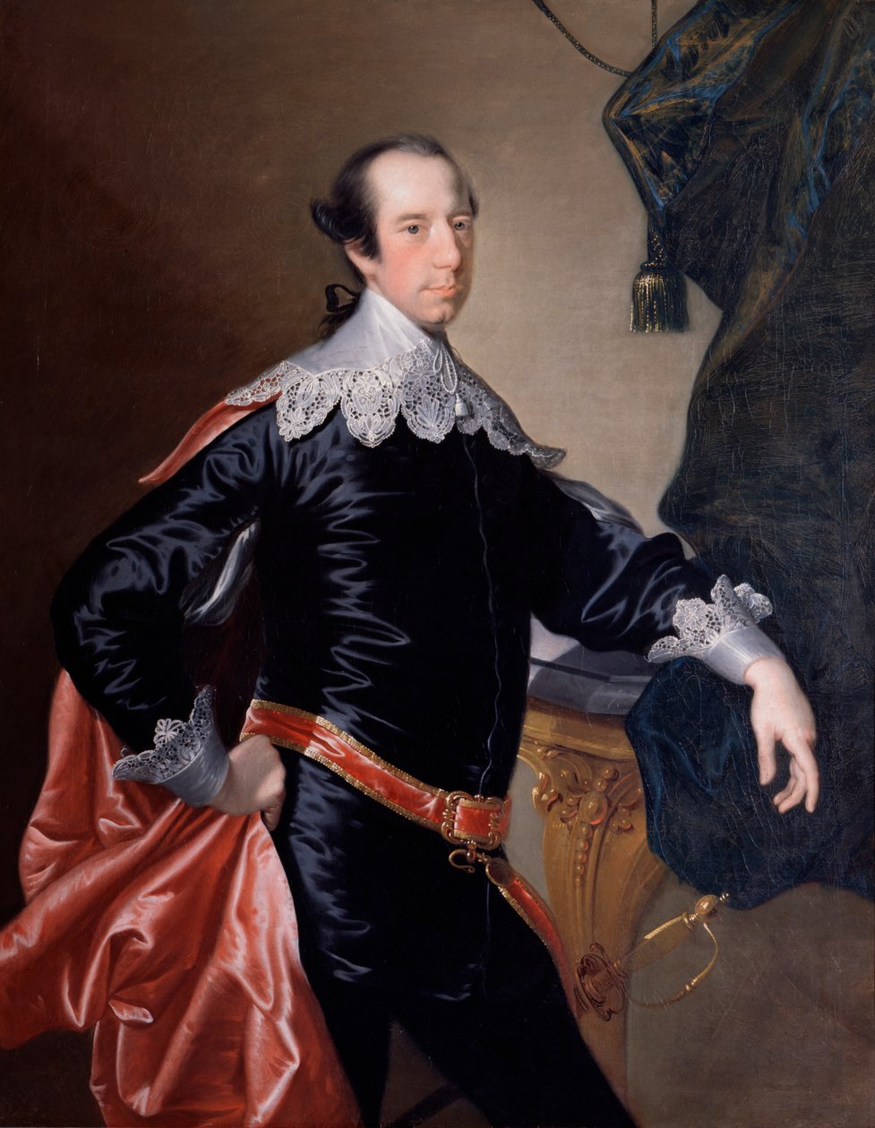 Lawrence Monck, 1760 af Joseph Wright of Derby