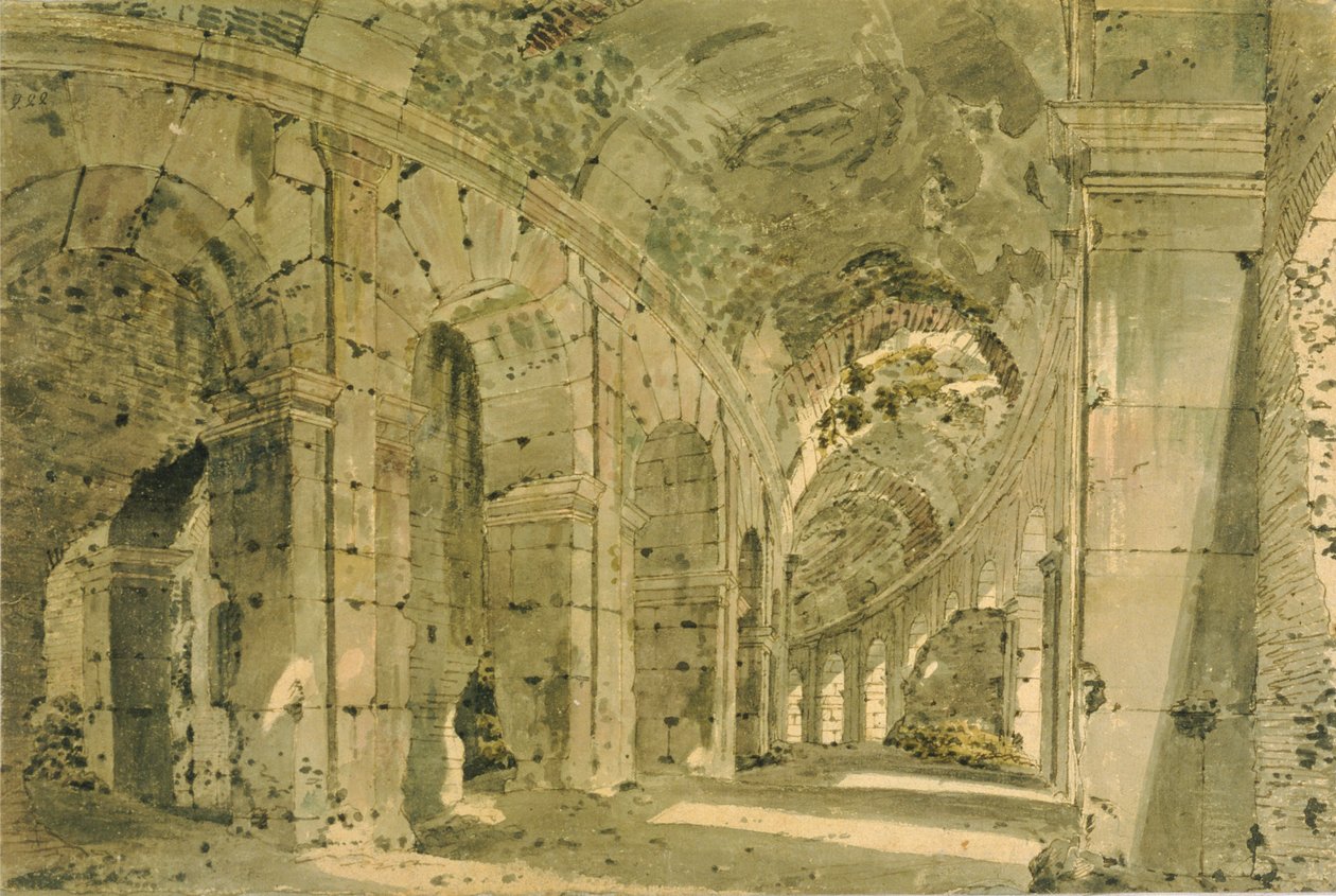 Colosseum, ca. 1774-75 af Joseph Wright of Derby