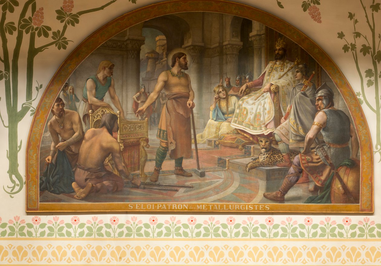 Kirke Notre Dame du Travail af Joseph (active 1880-c.1917) Uberti