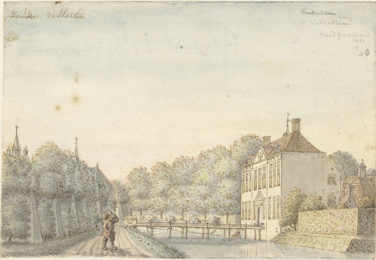 Huis Barbistein i Heinkensand af Joseph Adolf Schmetterling
