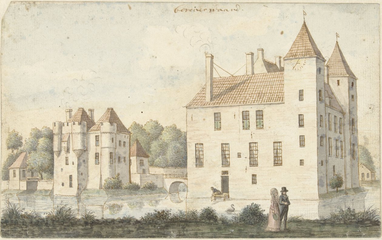 Slot Beverweerd Beveiver værd (titel på objekt) af Joseph Adolf Schmetterling