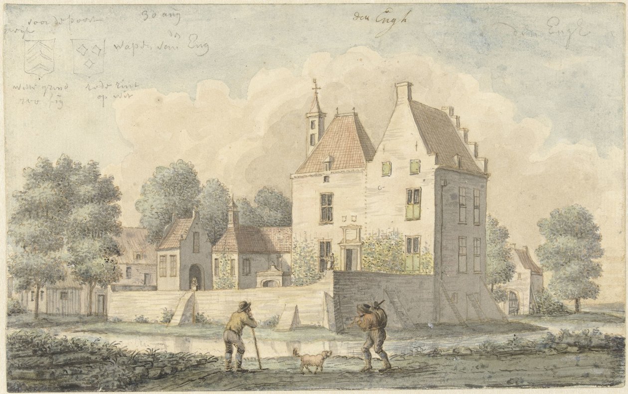 Slot De Eng ved Vleuten af Joseph Adolf Schmetterling