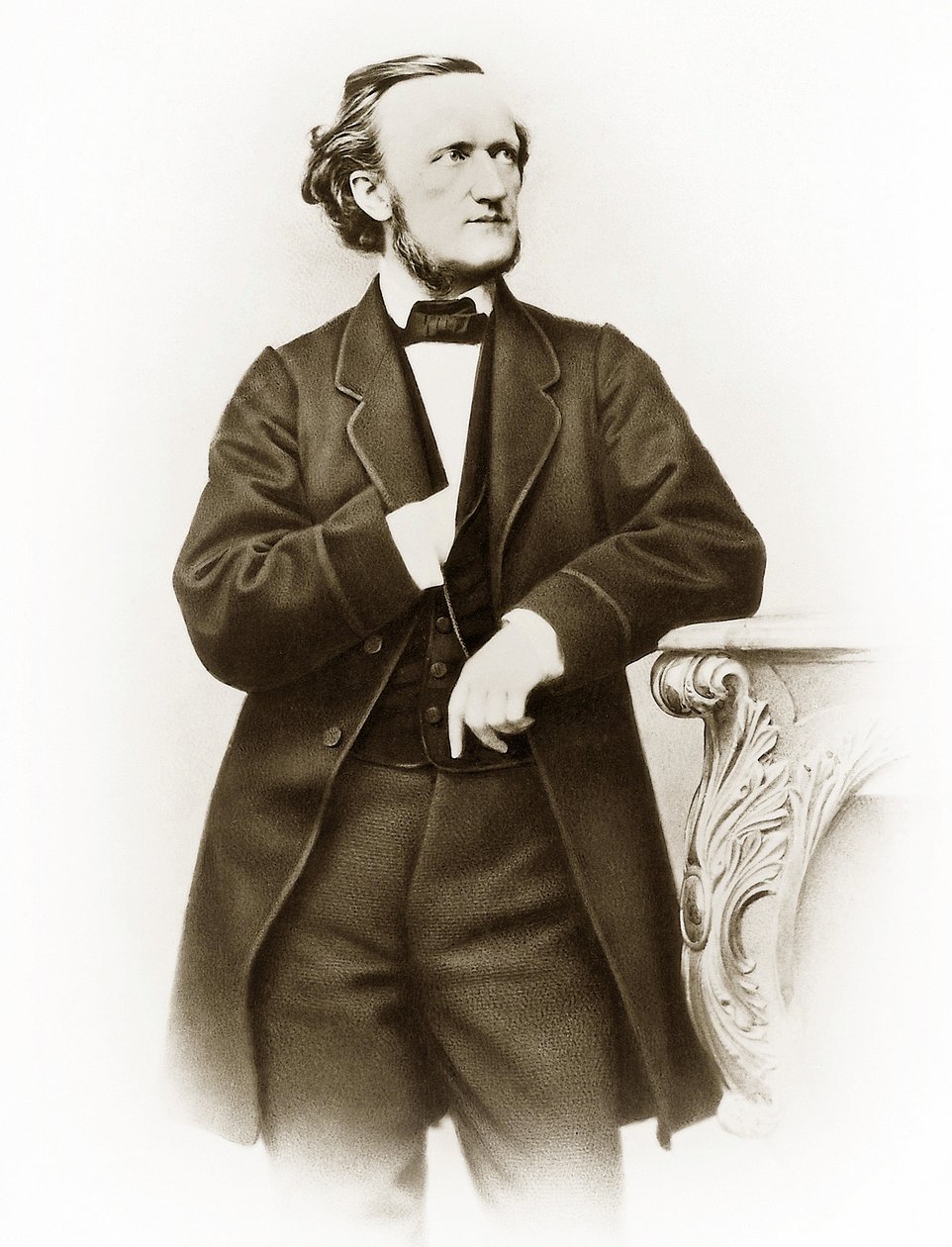 Portræt af Richard Wagner (1813-1883), tysk komponist foto af Joseph Albert (1825-1886) af Joseph Albert