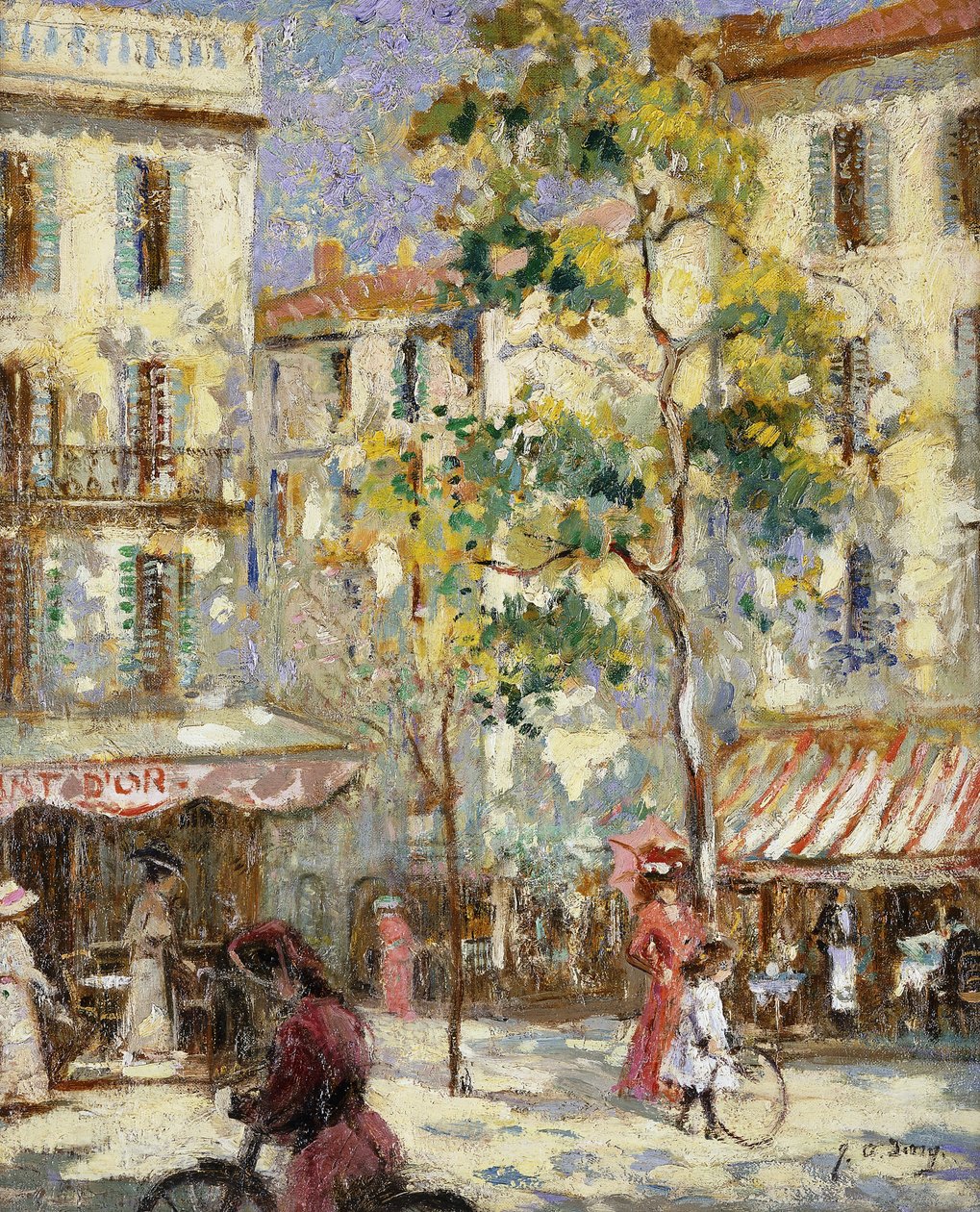 Paris Street Scene af Joseph Alfred Terry