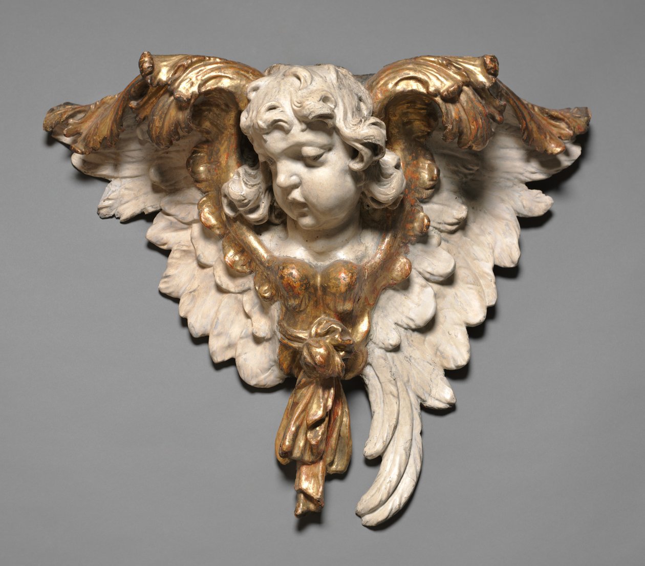 Hoved af en engel, ca. 1750. af Joseph Anton Feuchtmayer