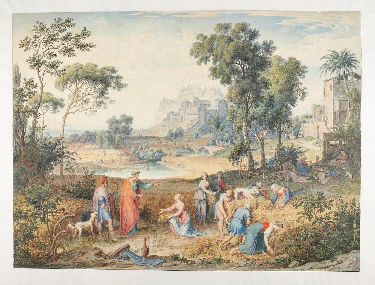 Boaz og Rut af Joseph Anton Koch