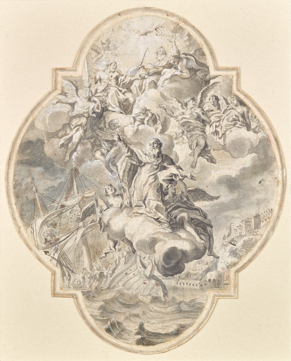 Apotheosis des hl. Nicholas af Joseph Antony Adolph