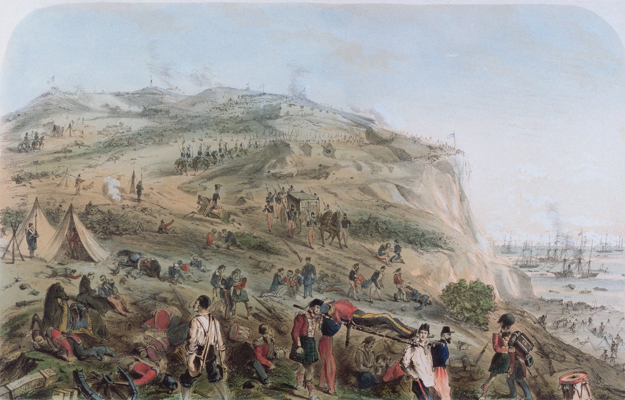 The Heights of Alma - Dagen efter slaget af Joseph Austin Benwell