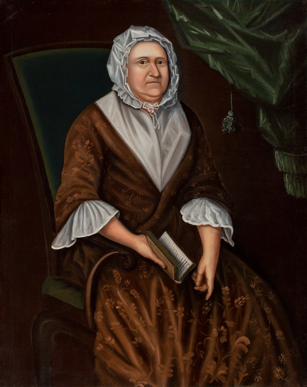 Faith Savage, fru Cornelius Waldo, ca. 1750 (olie på lærred) af Joseph Badger