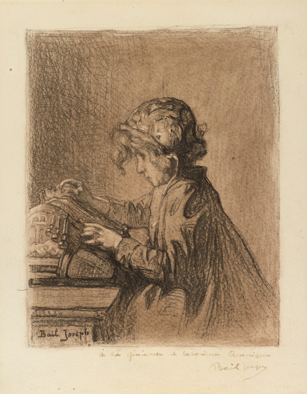 Fremstilling af kniplinger af Joseph Bail