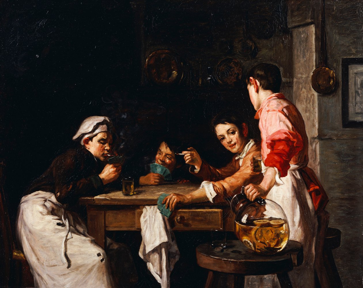 De unge kortspillere af Joseph Bail