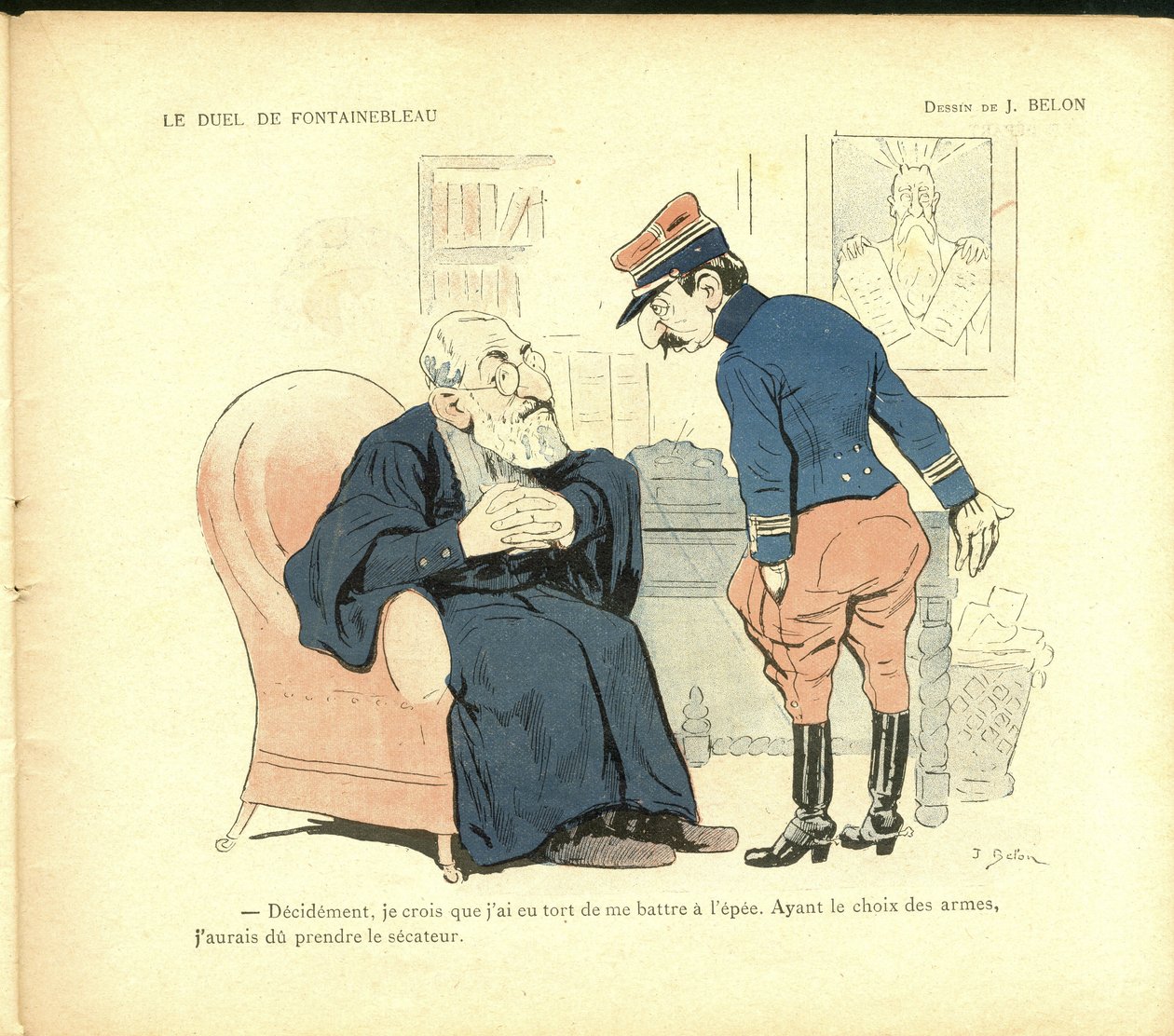 Illustration fra Album of the Intransigent: The Year 1900 (tryk) af Joseph Belon