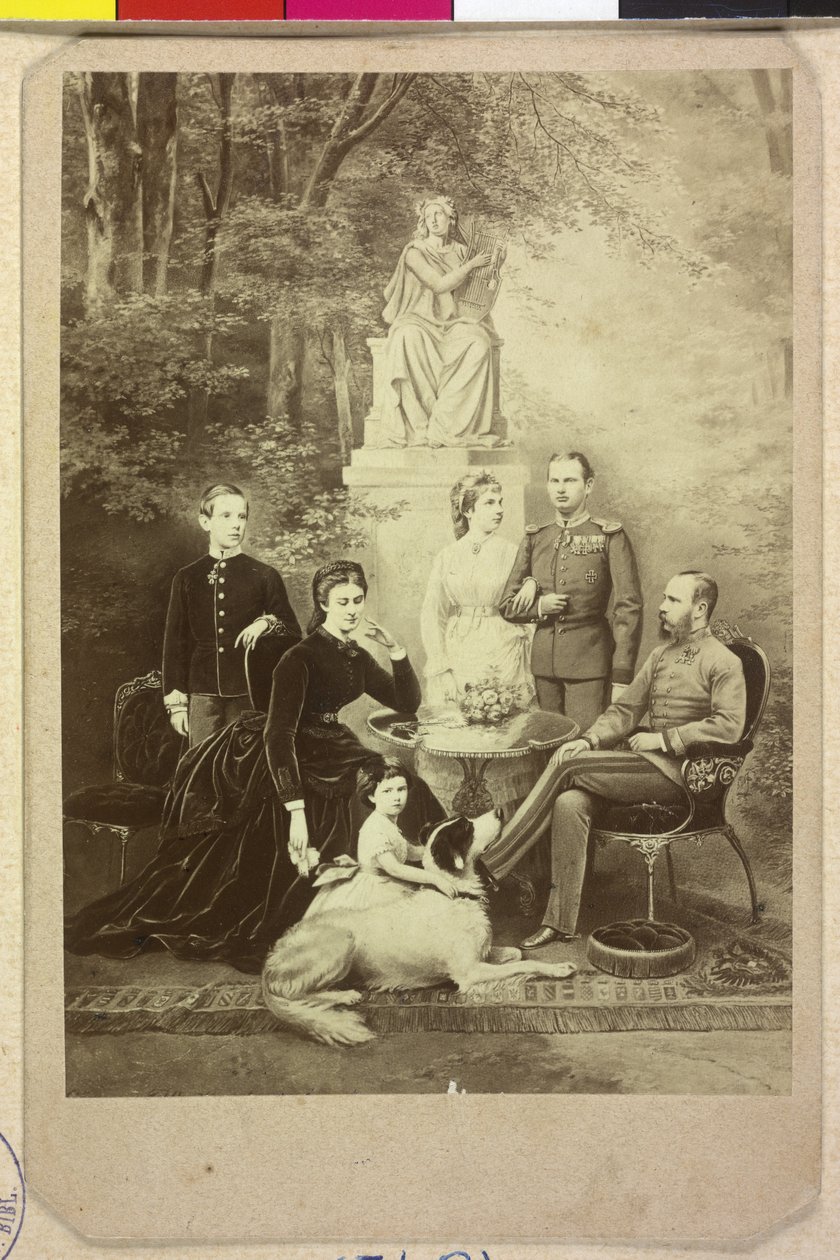 Kejser af Østrig med familie Franz Joseph I af Joseph Bermann
