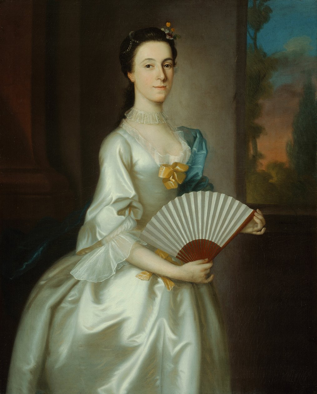 Abigail Chesebrough (Mrs. Alexander Grant) af Joseph Blackburn