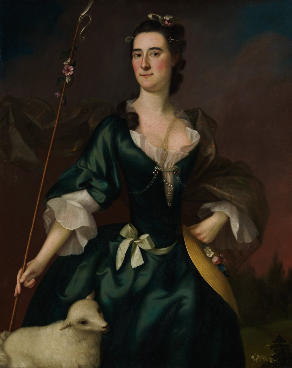 Mary Sylvester, 1754. af Joseph Blackburn