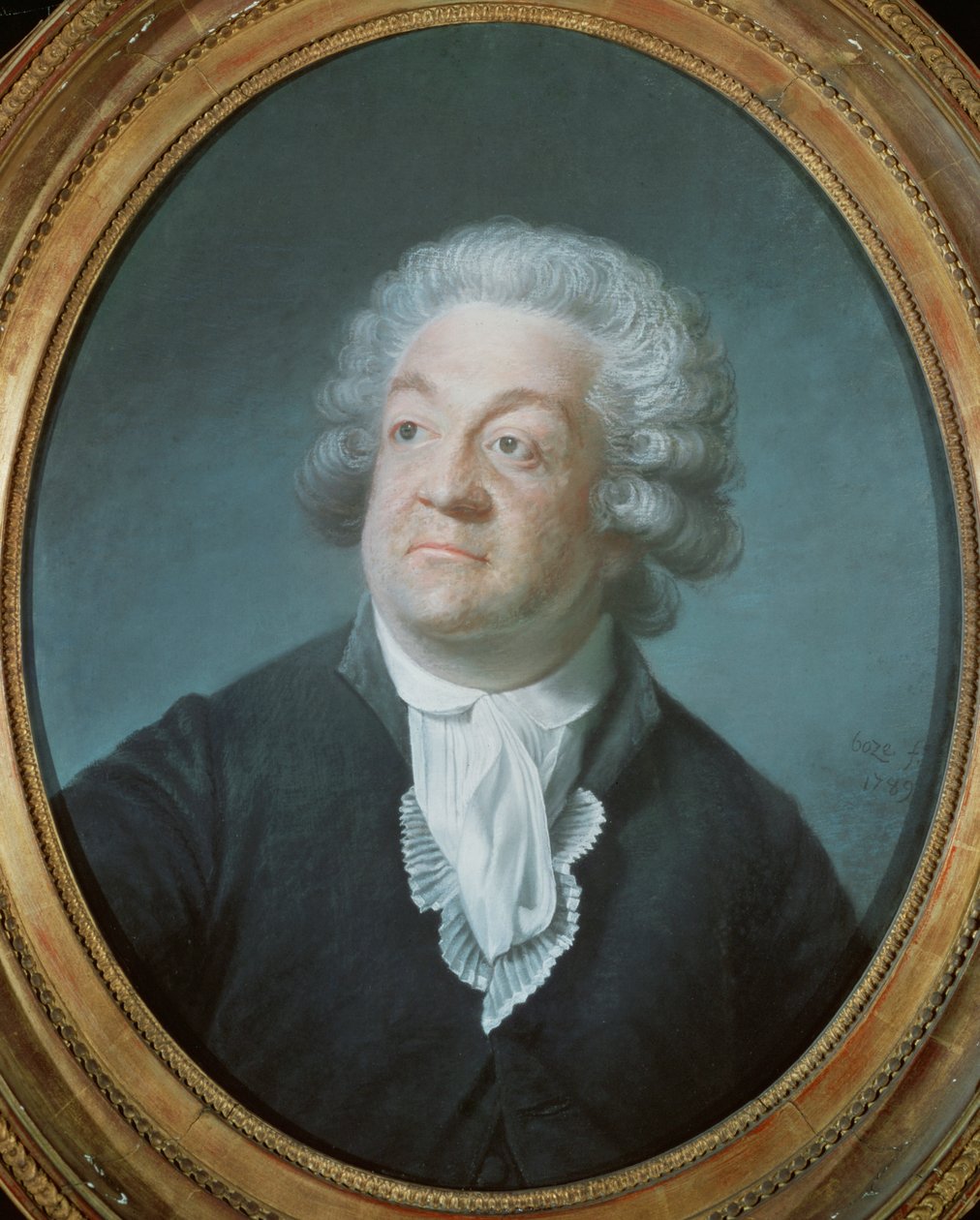 Honore Gabriel de Riqueti, Comte de Mirabeau, sluttede sig til tredjestanden som medlem af den grundlovgivende forsamling i ... af Joseph Boze
