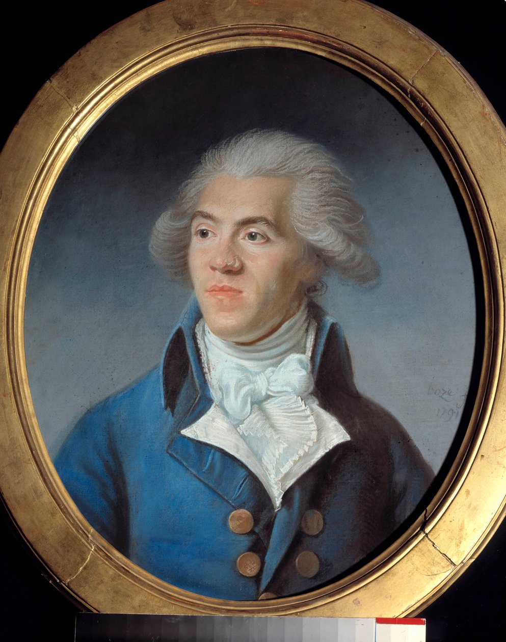 Portræt af Antoine Pierre Joseph Marie Barnave, advokat, karakter af den franske revolution (1761-1793). Pastel af Joseph Boze (1744-1826) af Joseph Boze