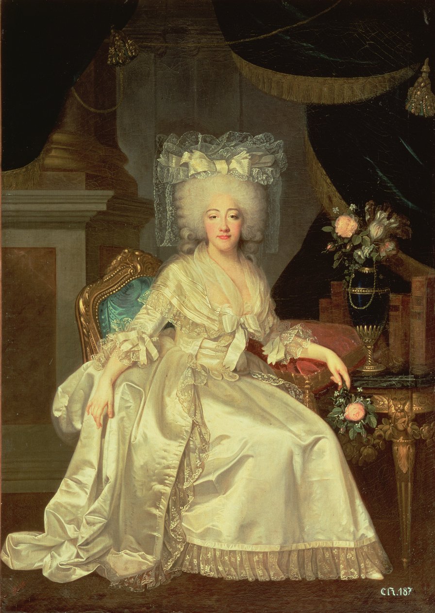 Portræt af Louise Marie Josephine af Savoyen, grevinde af Provence af Joseph Boze