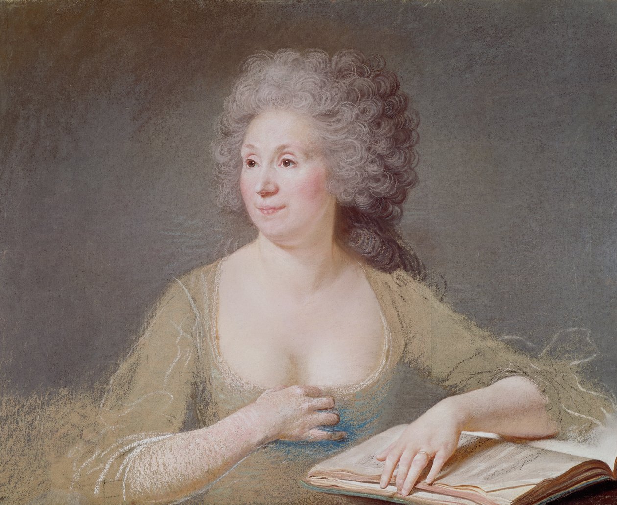 Portræt af Madame Boze af Joseph Boze