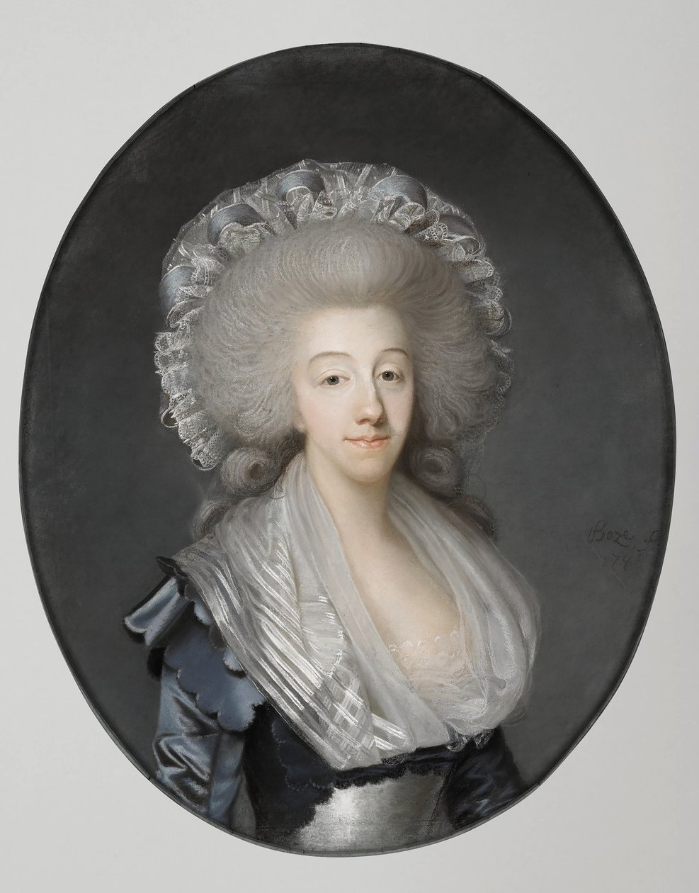 Prinsesse Maria Theresa af Savoyen 1756-1805, grevinde af Artois, 1785. af Joseph Boze