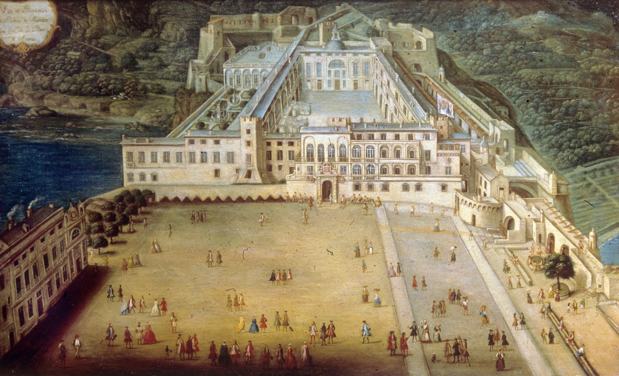 Paladset i Monaco i 1732 af Joseph Bressan
