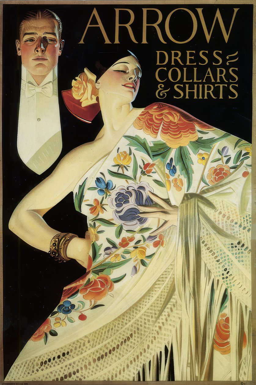 Arrow Dress kraver og skjorter af Joseph C. Leyendecker