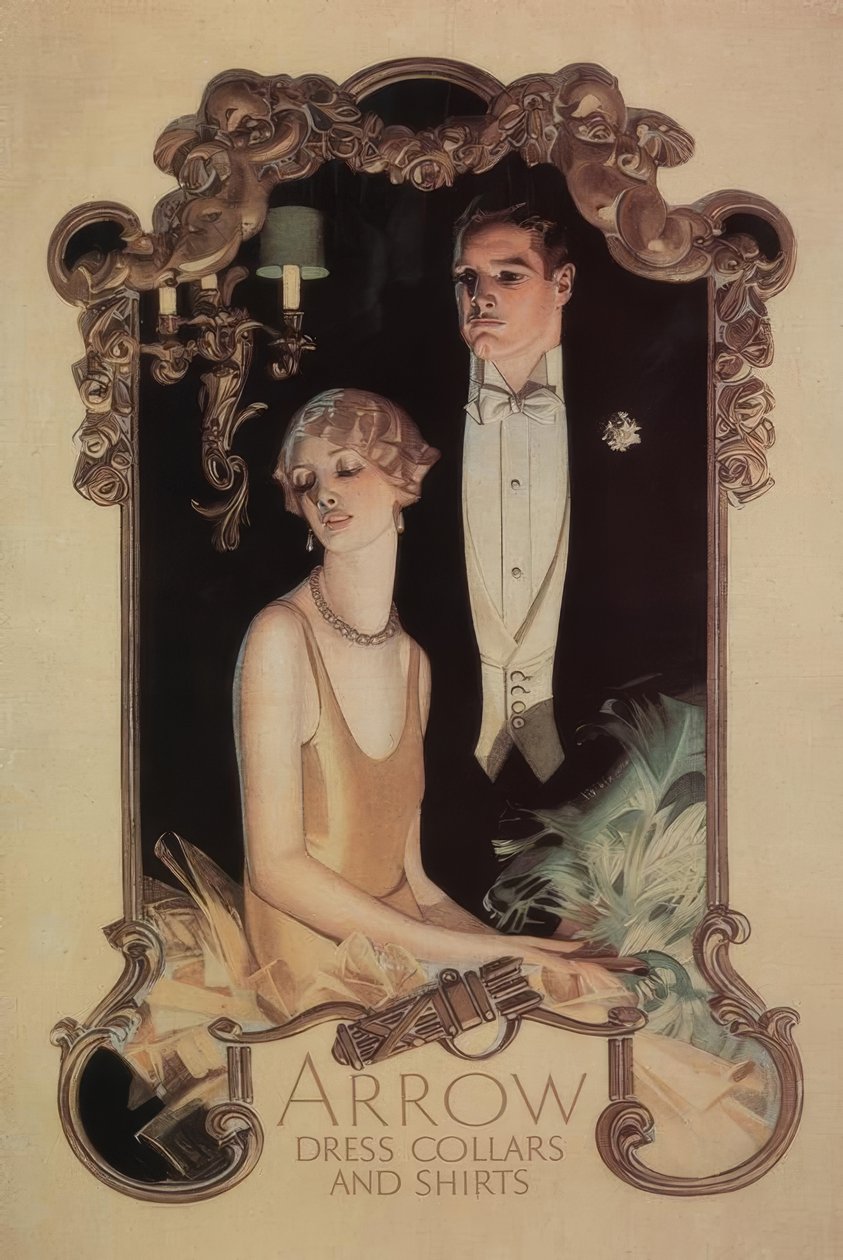Arrow Dress kraver og skjorter af Joseph C. Leyendecker