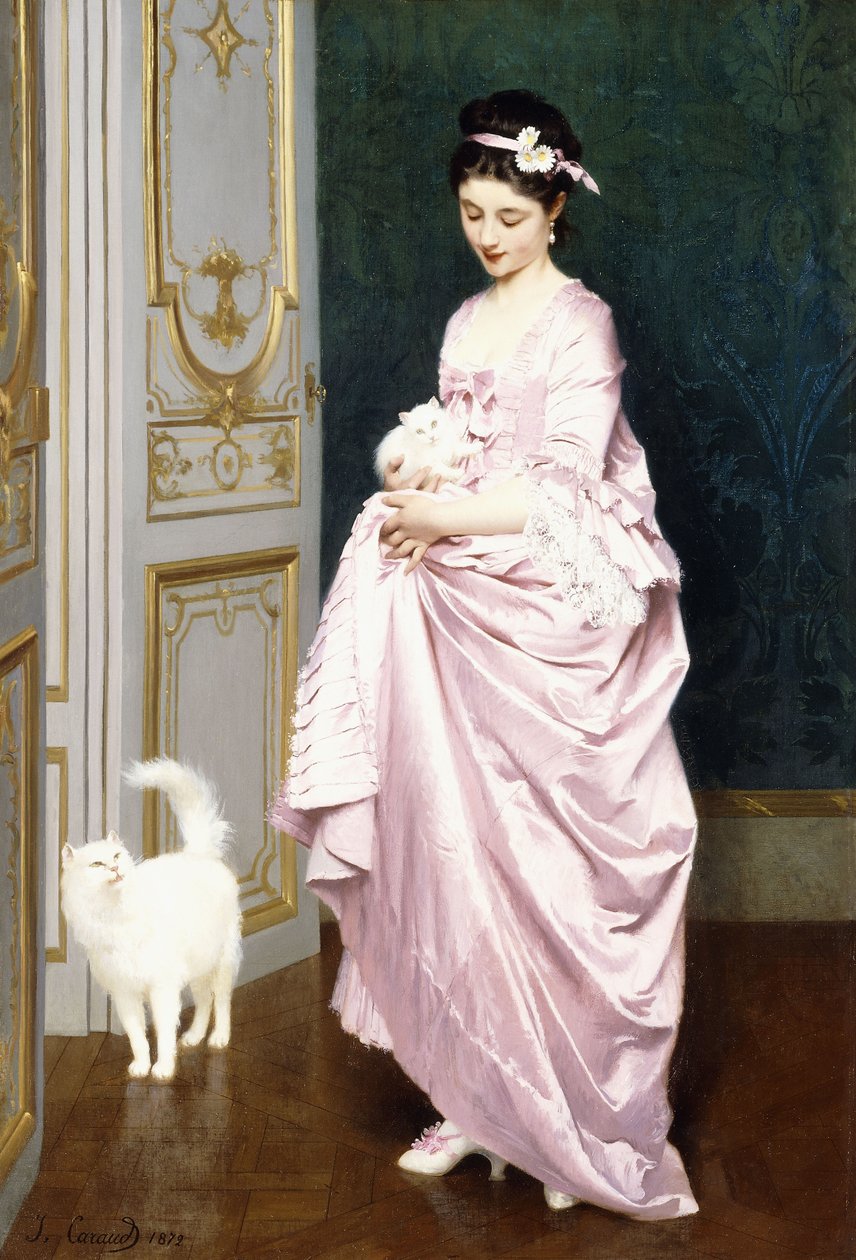 Feline Affection, 1872 af Joseph Caraud