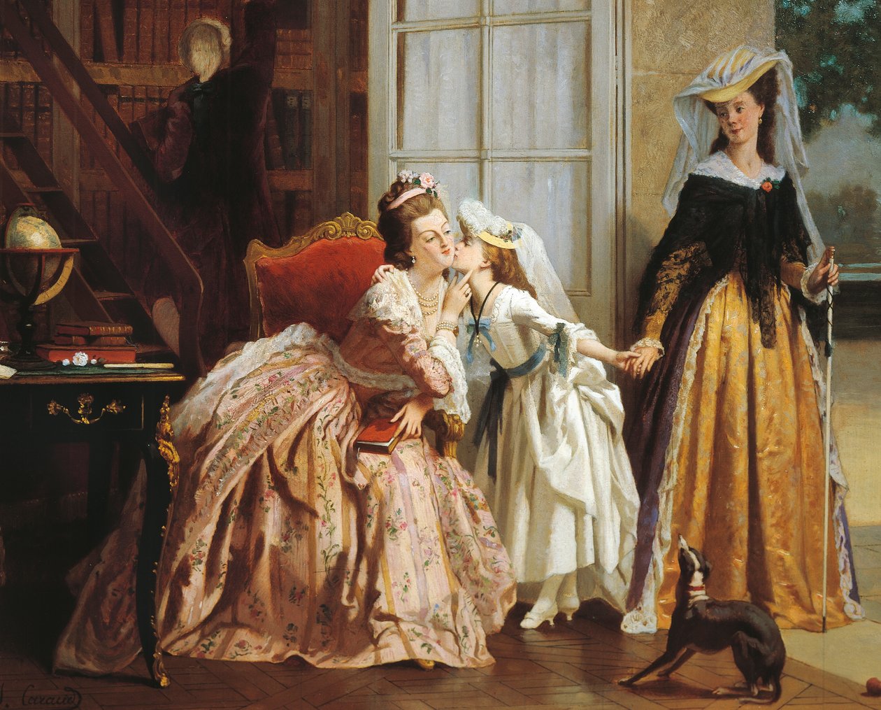 Marie Antoinette (olie på lærred) af Joseph Caraud