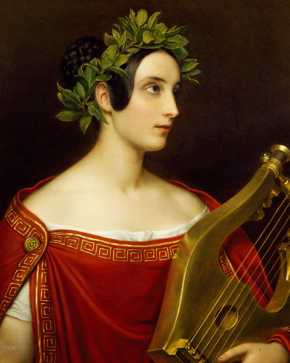 Lady Theresa Spence i rollen som Sappho af Joseph Carl Stieler