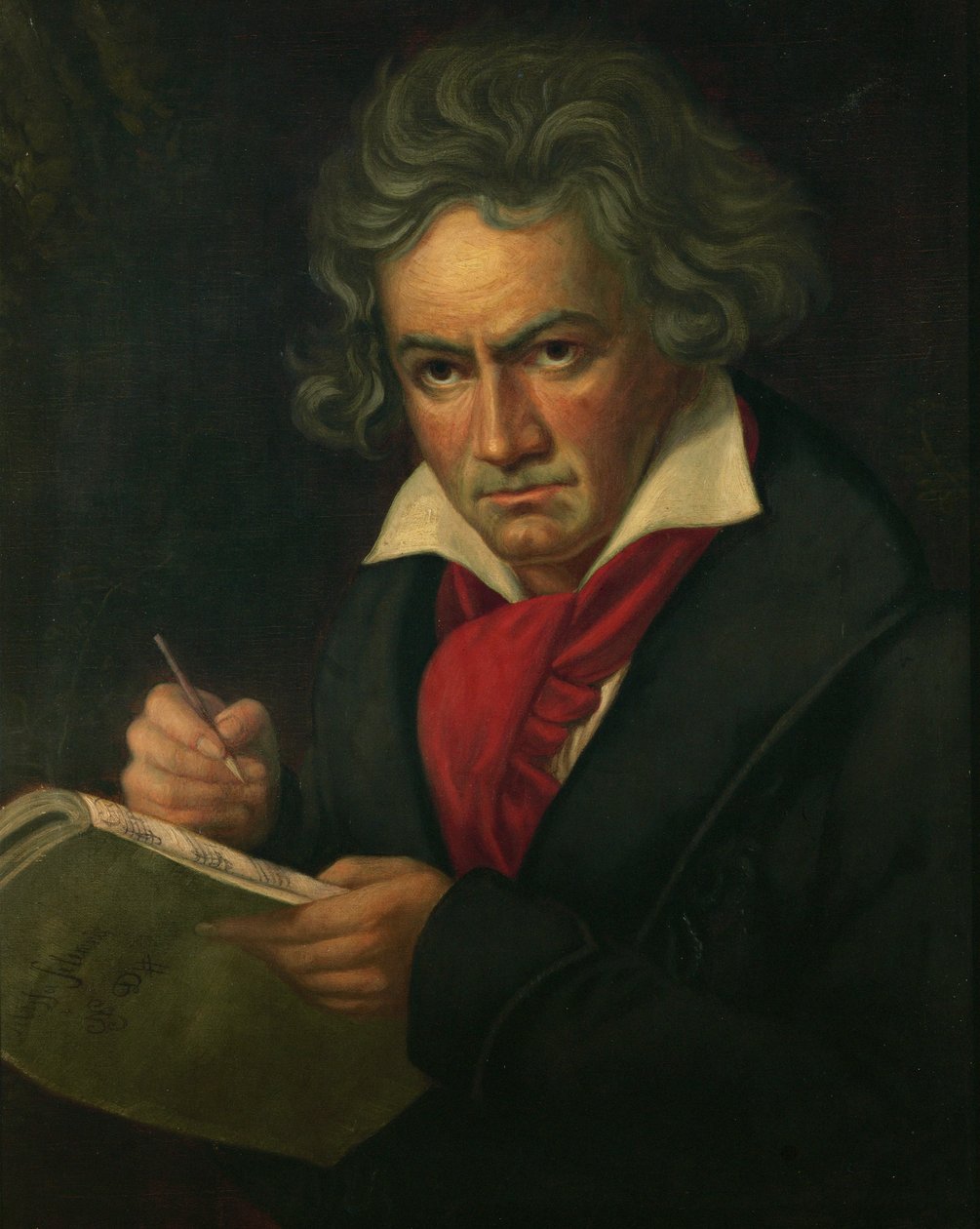 Ludwig van Beethoven ... (olie på lærred) af Joseph Carl Stieler
