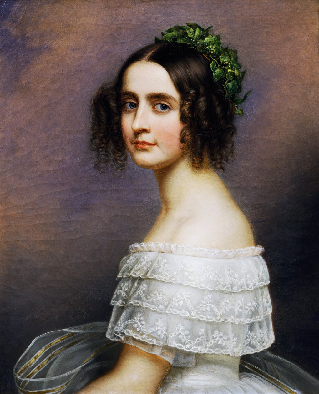 Portræt af Alexandra Amalie af Bayern (Aschaffenburg af Joseph Carl Stieler